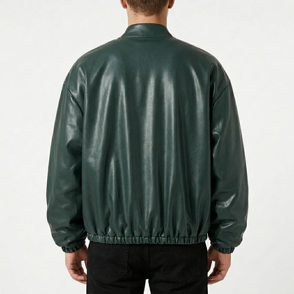 Garrett Graham Off Campus Belmont Cameli Leather Jacket