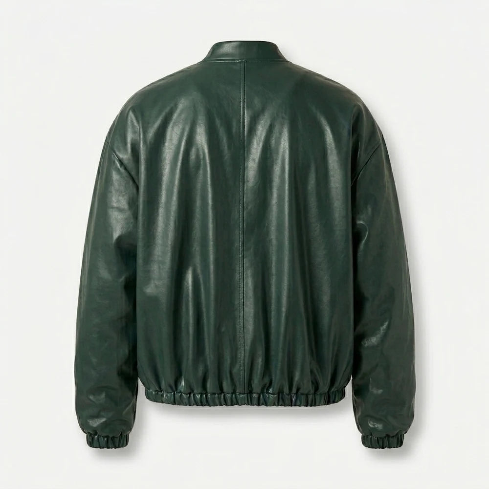 Garrett Graham Off Campus Belmont Cameli Leather Jacket