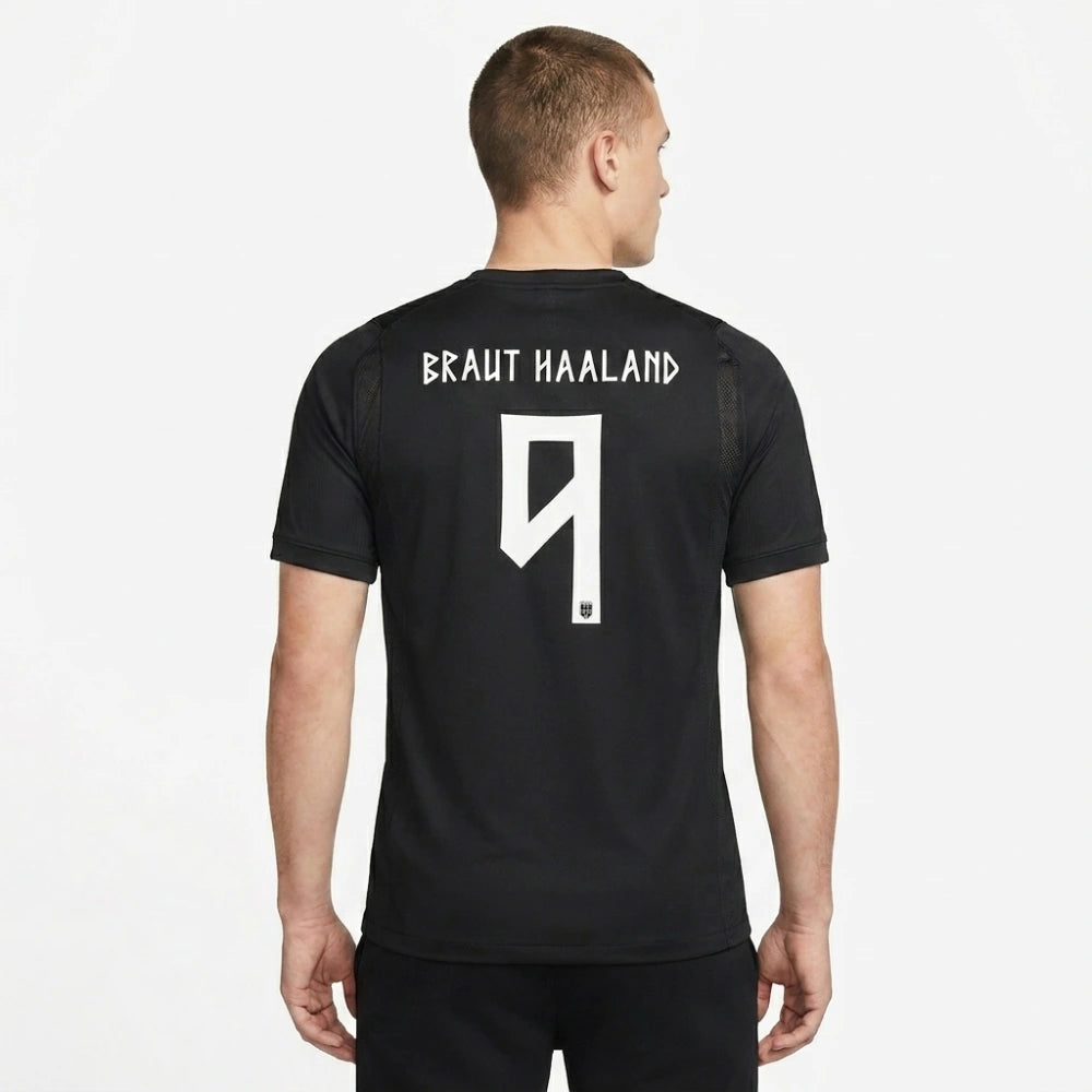 Erling Haaland Norway Black Jersey