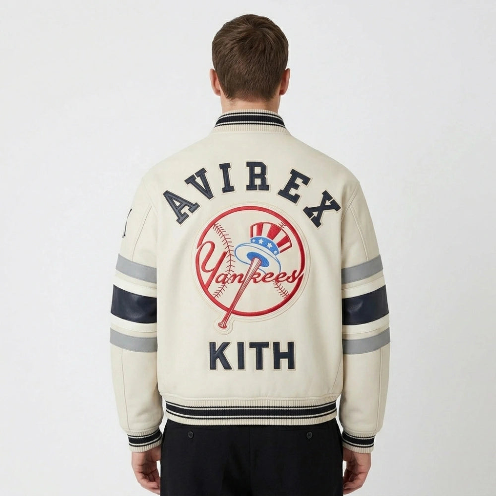 Kith & AVIREX for the New York Yankees Leather Jacket