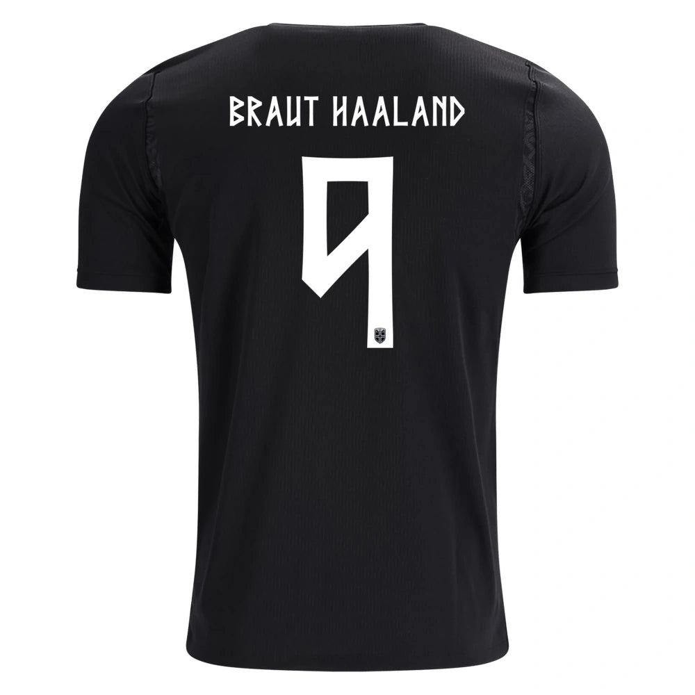 Erling Haaland Norway Black Jersey