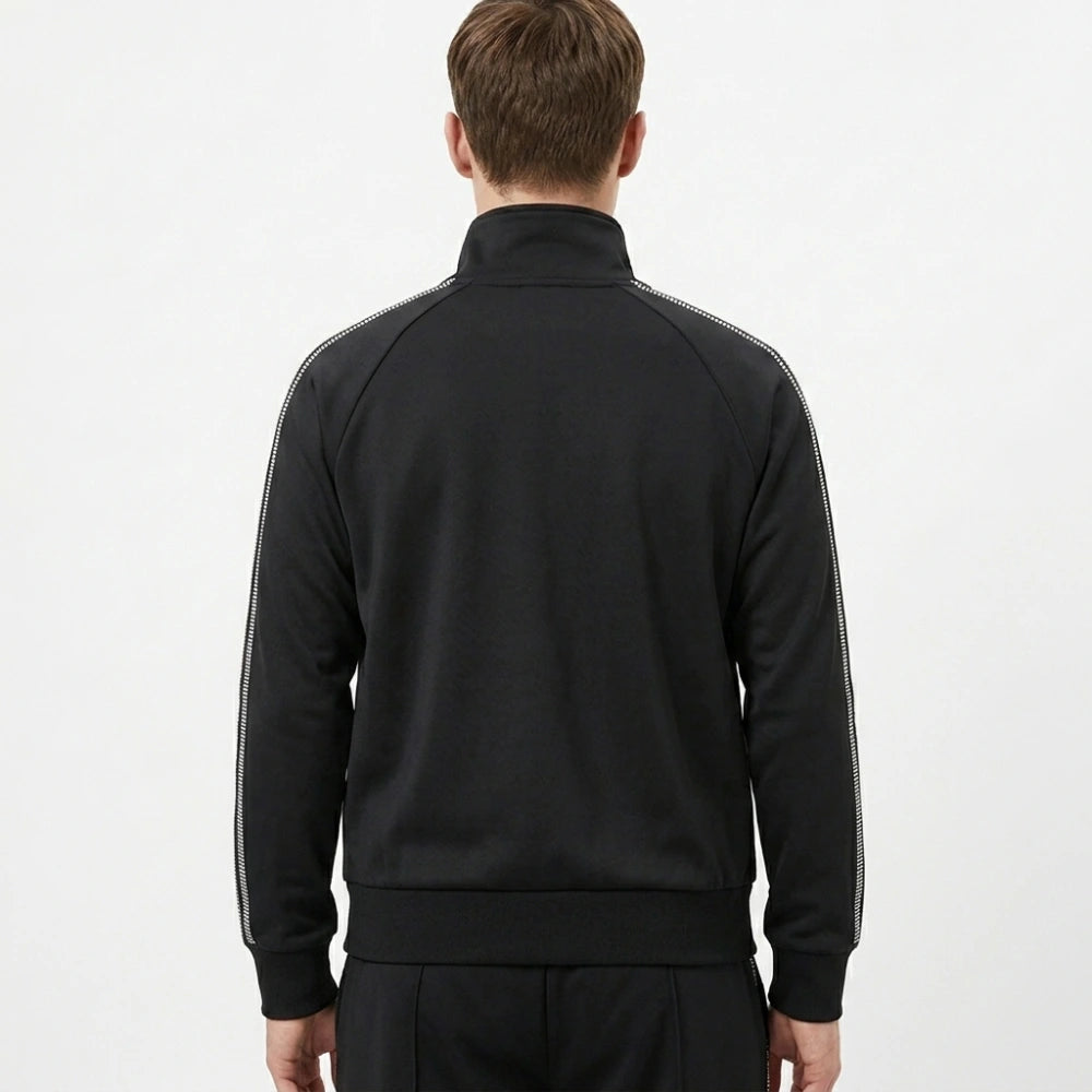 Sp5der Rhinestone Black Track Jacket