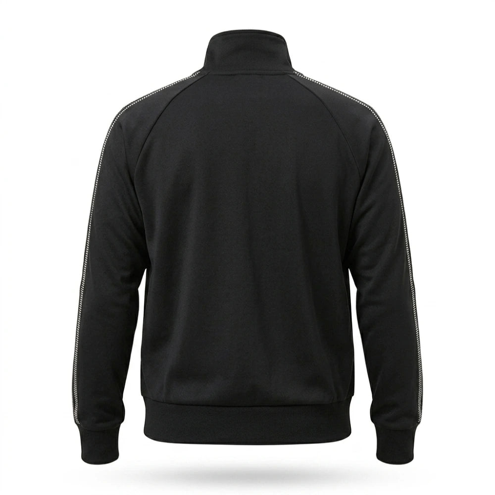 Sp5der Rhinestone Black Track Jacket