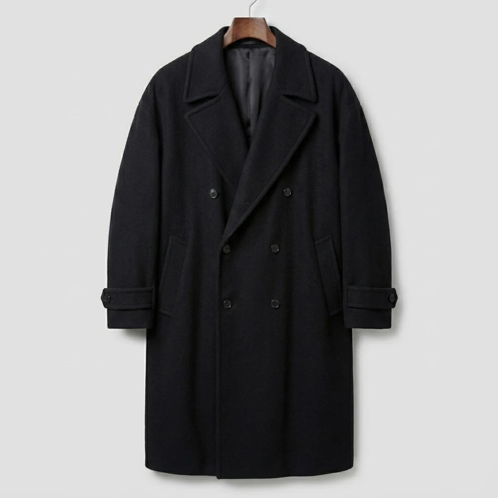 Get Assane Diop Long Wool Coat