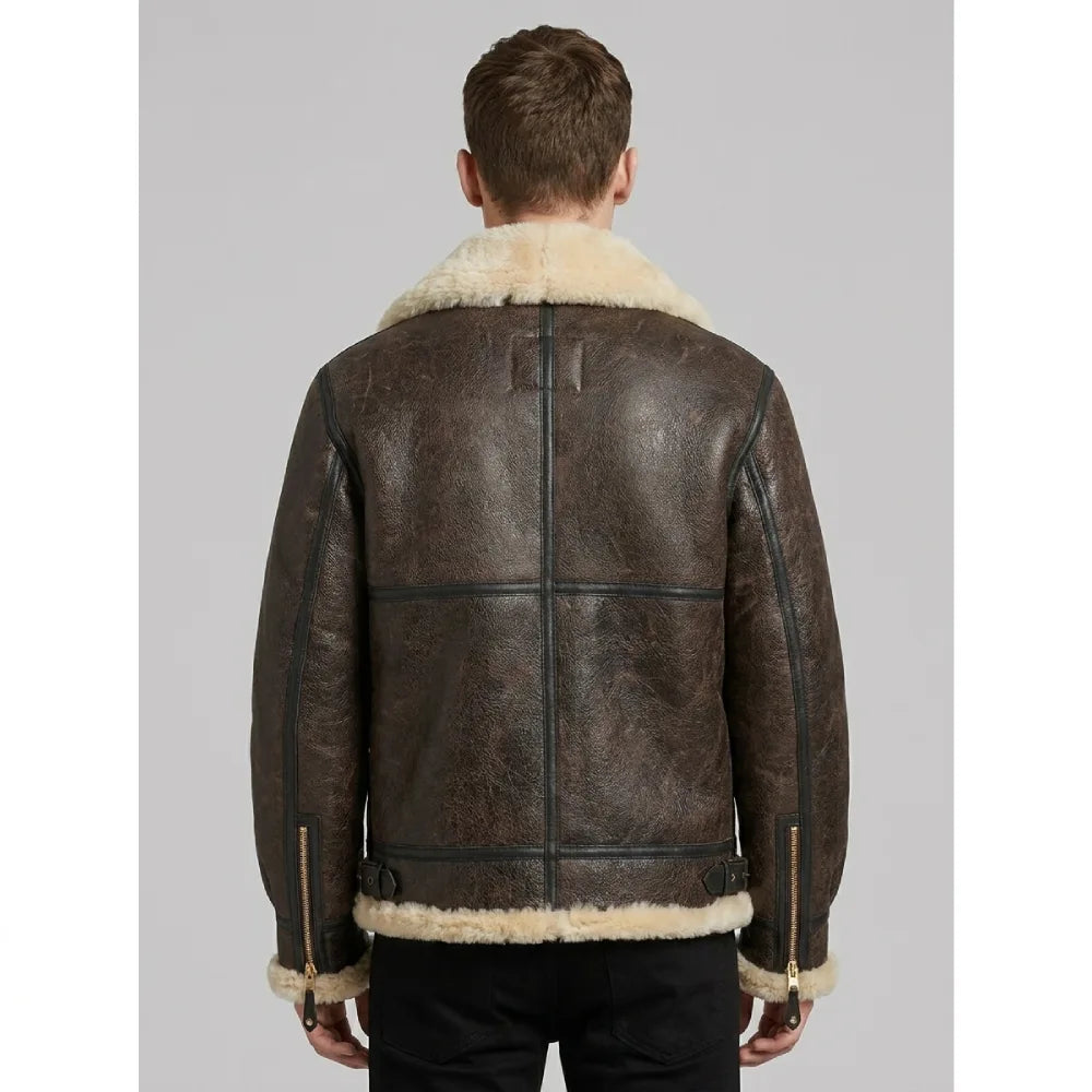 Get Leon S Kennedy Shearling Jacket