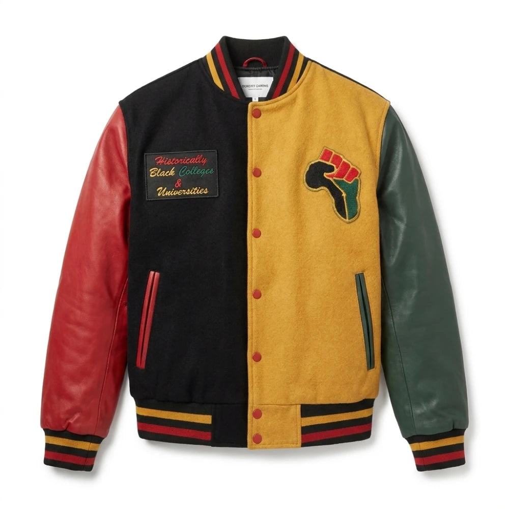 Get Multi Color HBCU Bomber Jacket