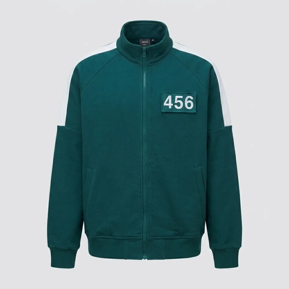 Get Squid Game 456 Green Tracksuit