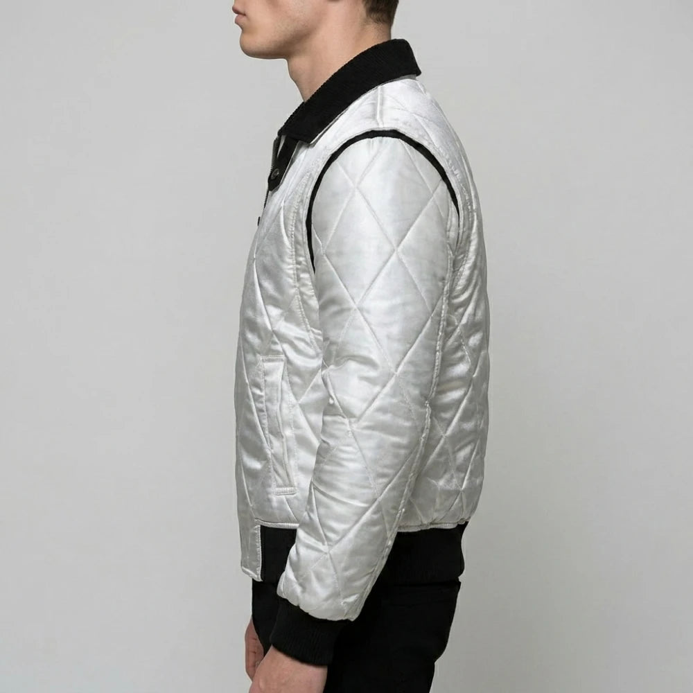 Get gold embroidered scorpion back jacket