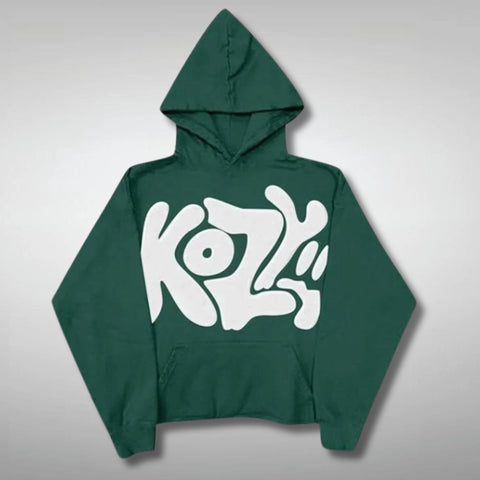 Green Y2K Kozy Hoodie