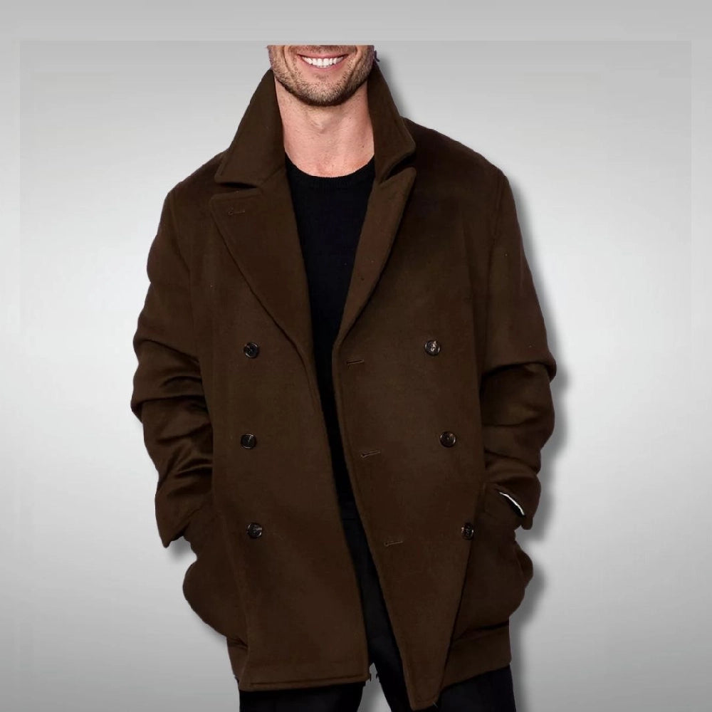 Green peacoat Hit Man 2024 Coat