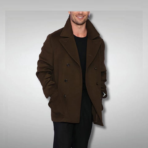 Hit Man 2024 green peacoat