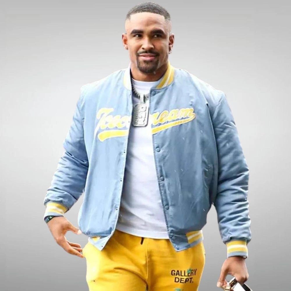 Jalen Hurts Ice Cream Baseball Jacket