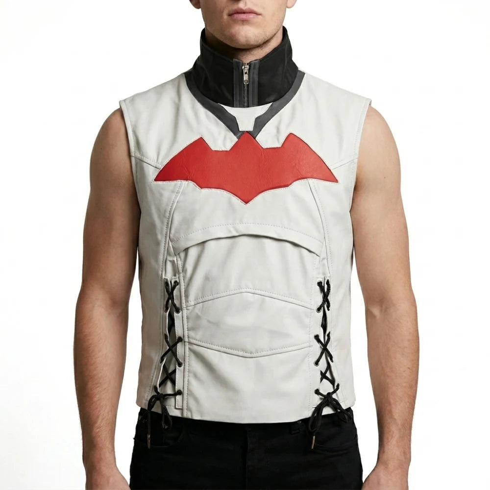 Jason Todd Batman Arkham Knight Red Hood Leather Jacket