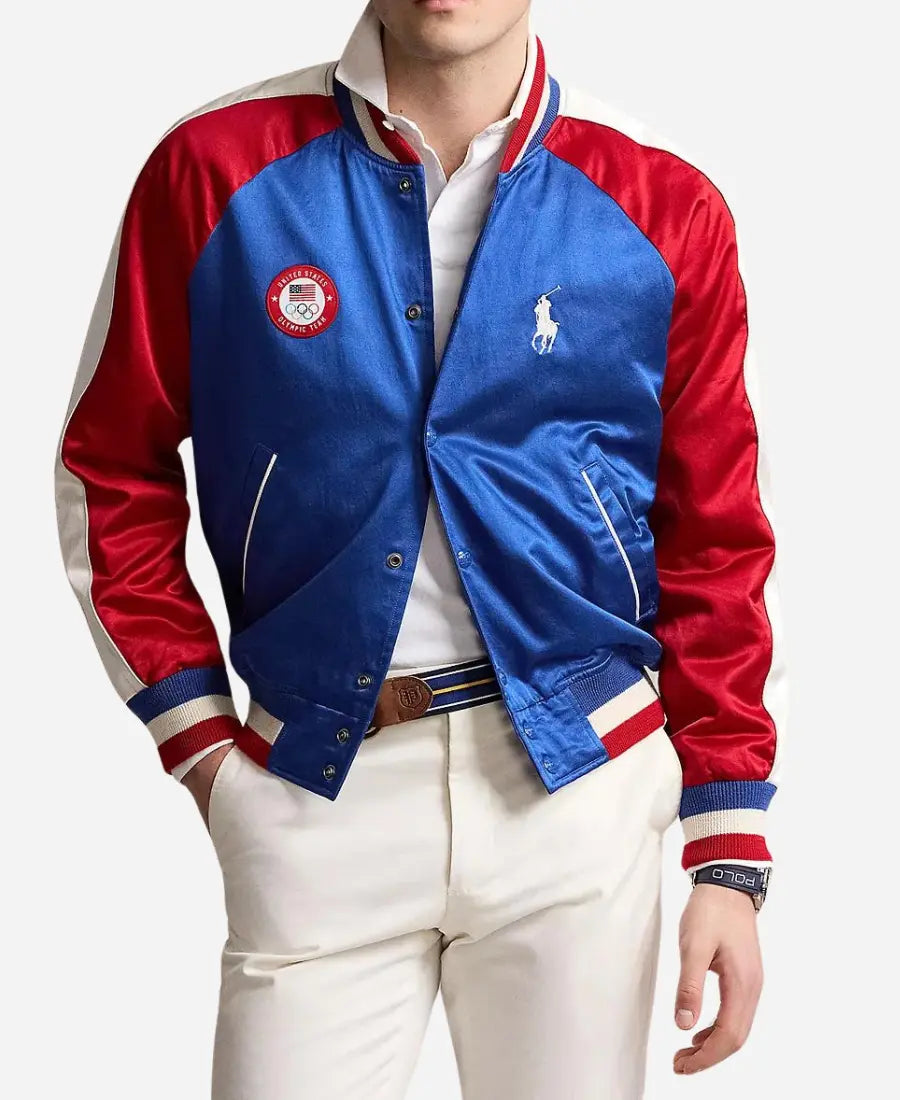 Katie Ledecky Team USA Baseball Jacket
