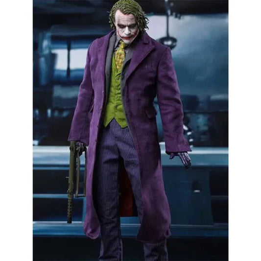 Joaquin Phoenix Joker Suede Leather Trench Coat