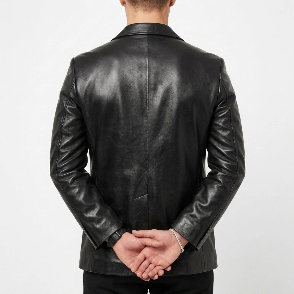 Kevin Hart 72 Hours Premiere Black Leather Blazer