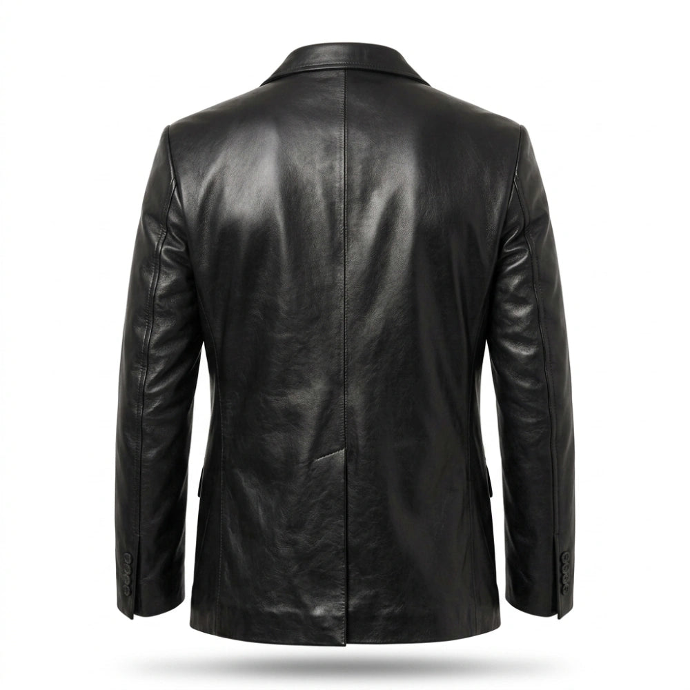 Kevin Hart 72 Hours Premiere Black Leather Blazer