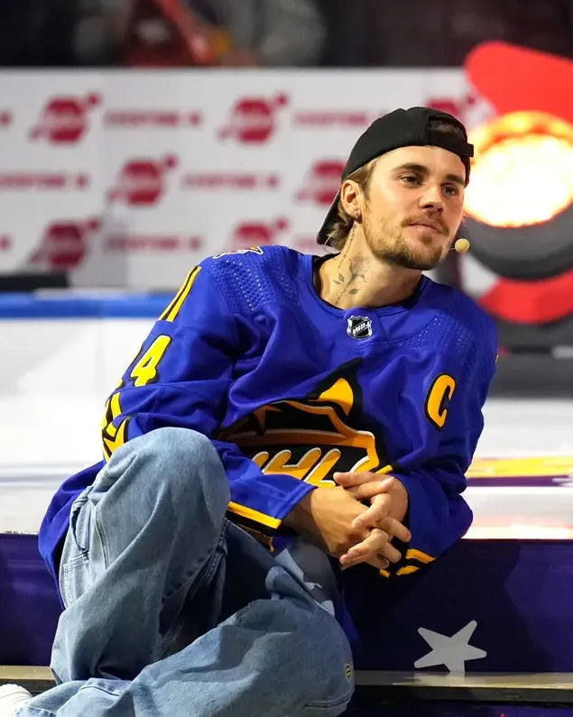 Justin Bieber All Star hockey jersey