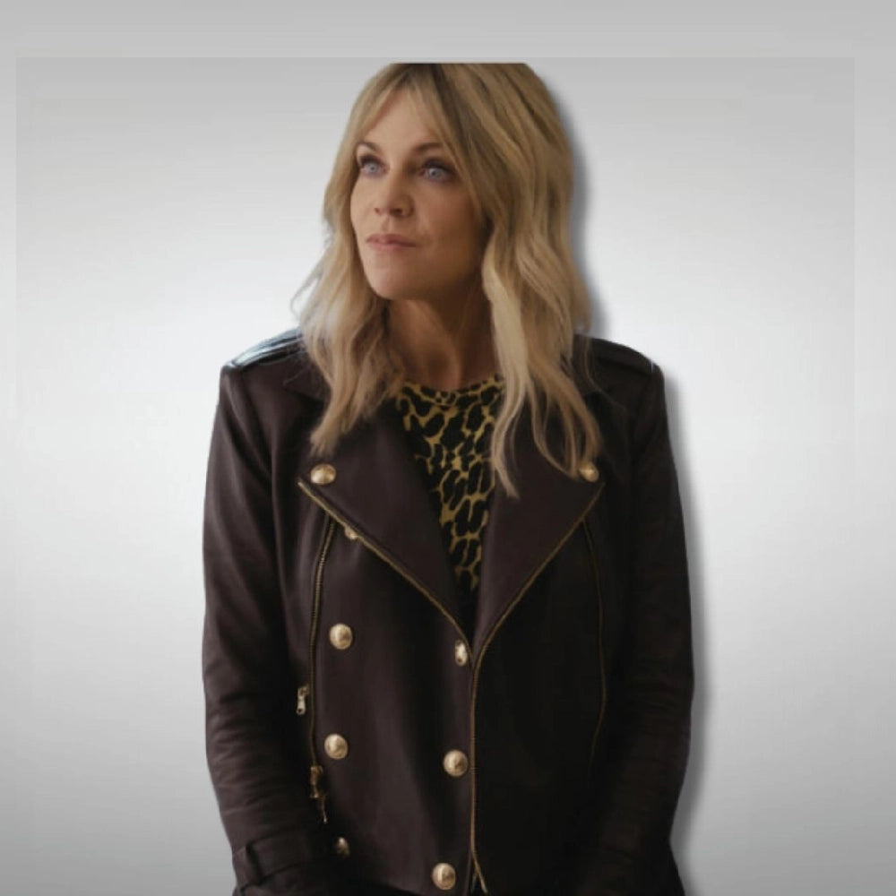 Kaitlin Olson Hacks Leather Jacket