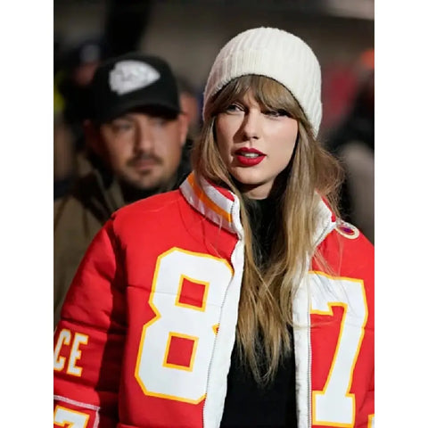 Taylor Swift KC Chief Juszczyk Jacket