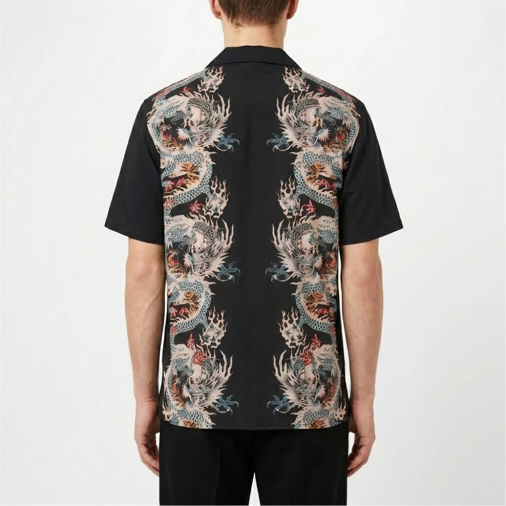 Karl Urban The Boys S03 Black Dragon Shirt