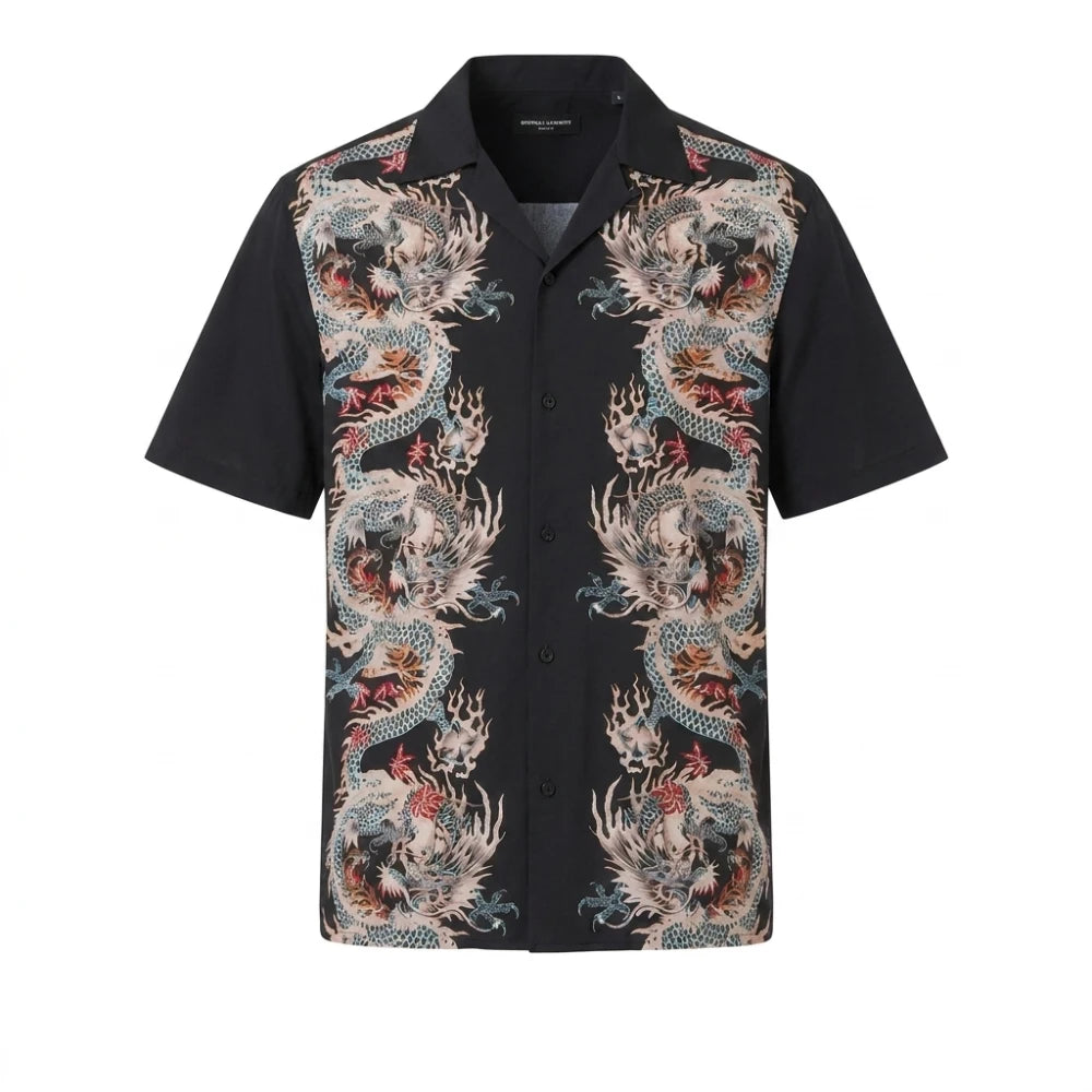 Karl Urban The Boys S03 Black Dragon Shirt