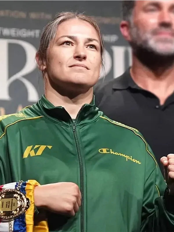 Katie Taylor Green Jacket