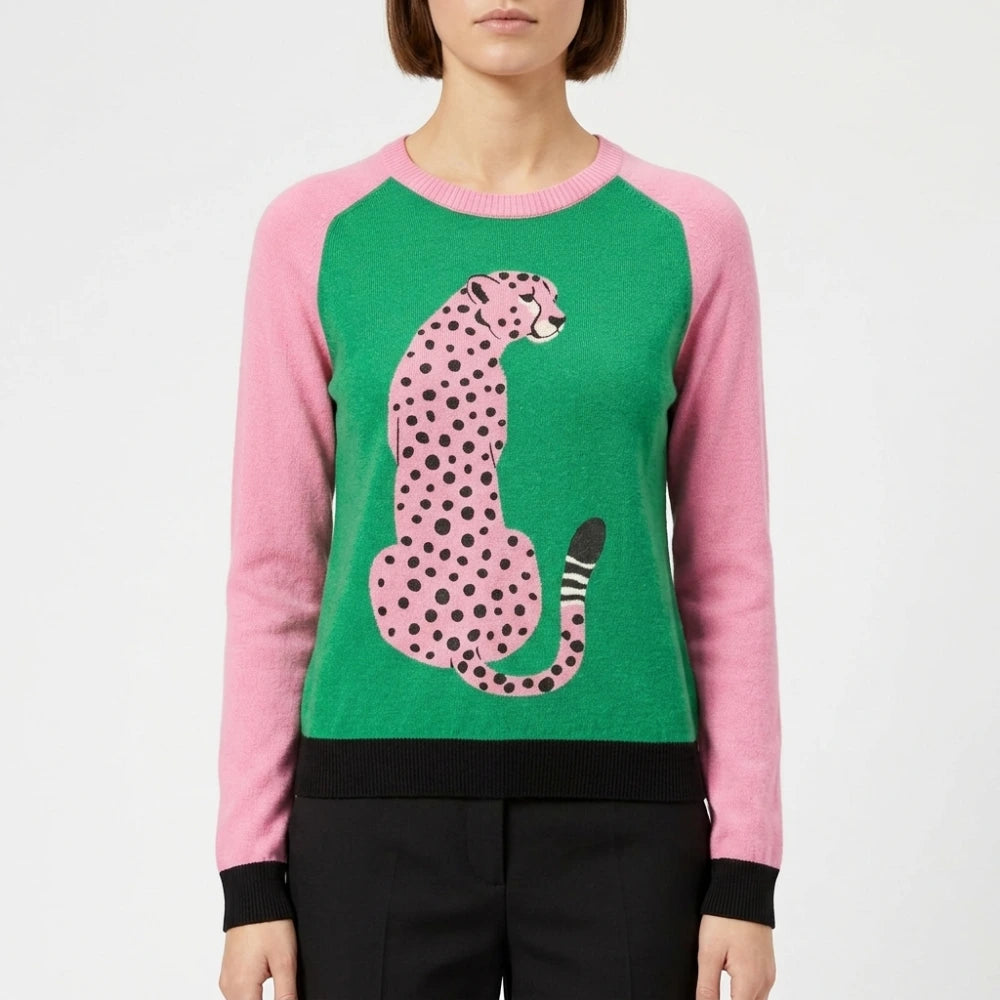 Lyndsy Fonseca The Love Heist Leopard Sweater