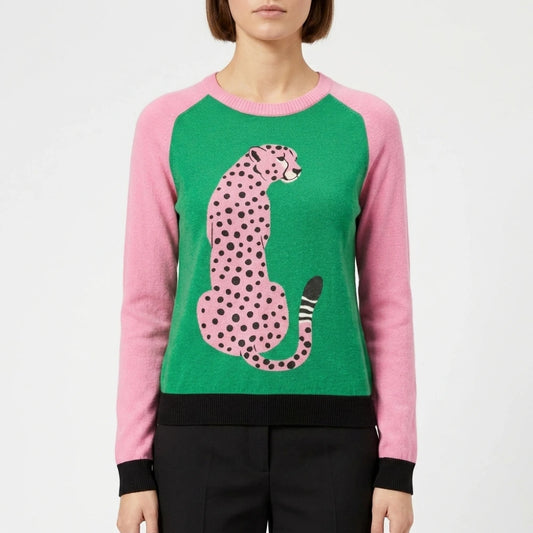 Lyndsy Fonseca The Love Heist Leopard Sweater