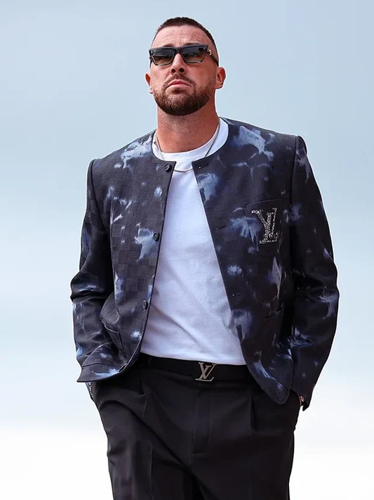 Multicolor Travis Kelce Inspired Jacket