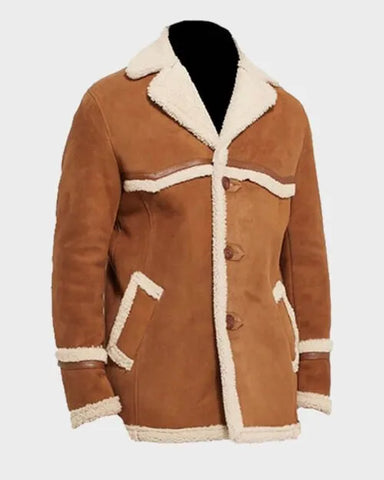 Harry Hart brown shearling jacket