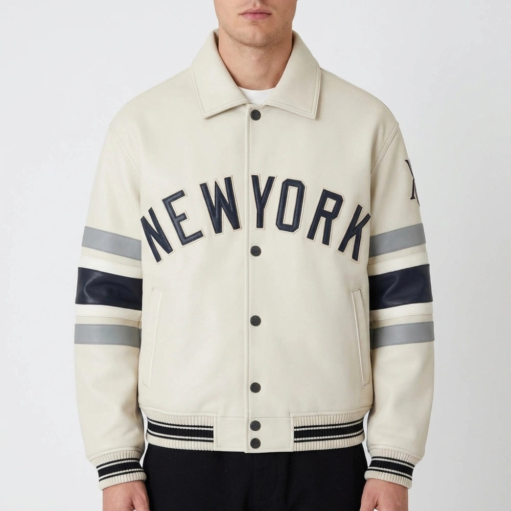Kith & AVIREX for the New York Yankees Leather Jacket