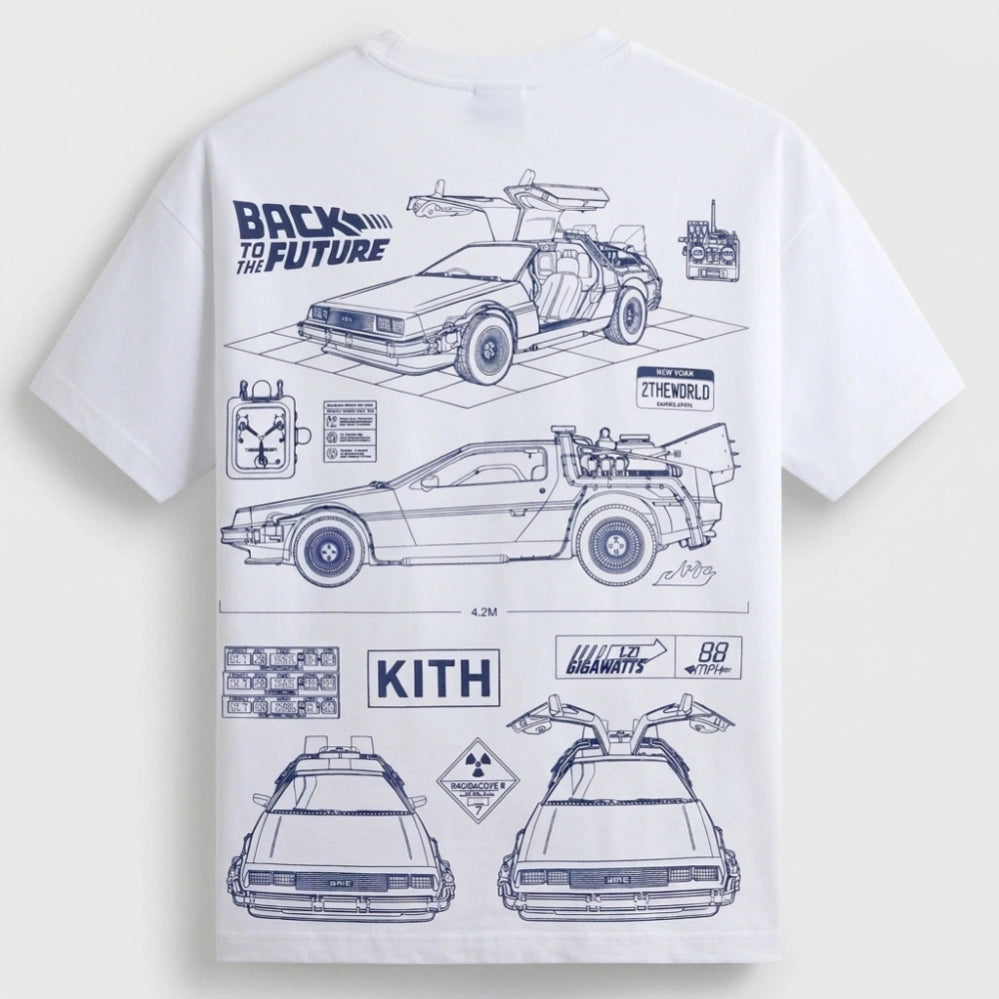 Kith for Back to the Future Blueprint Standard Crispy Pocket Tee