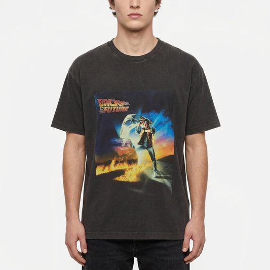 Kith Back To The Future Chrome Title Tee