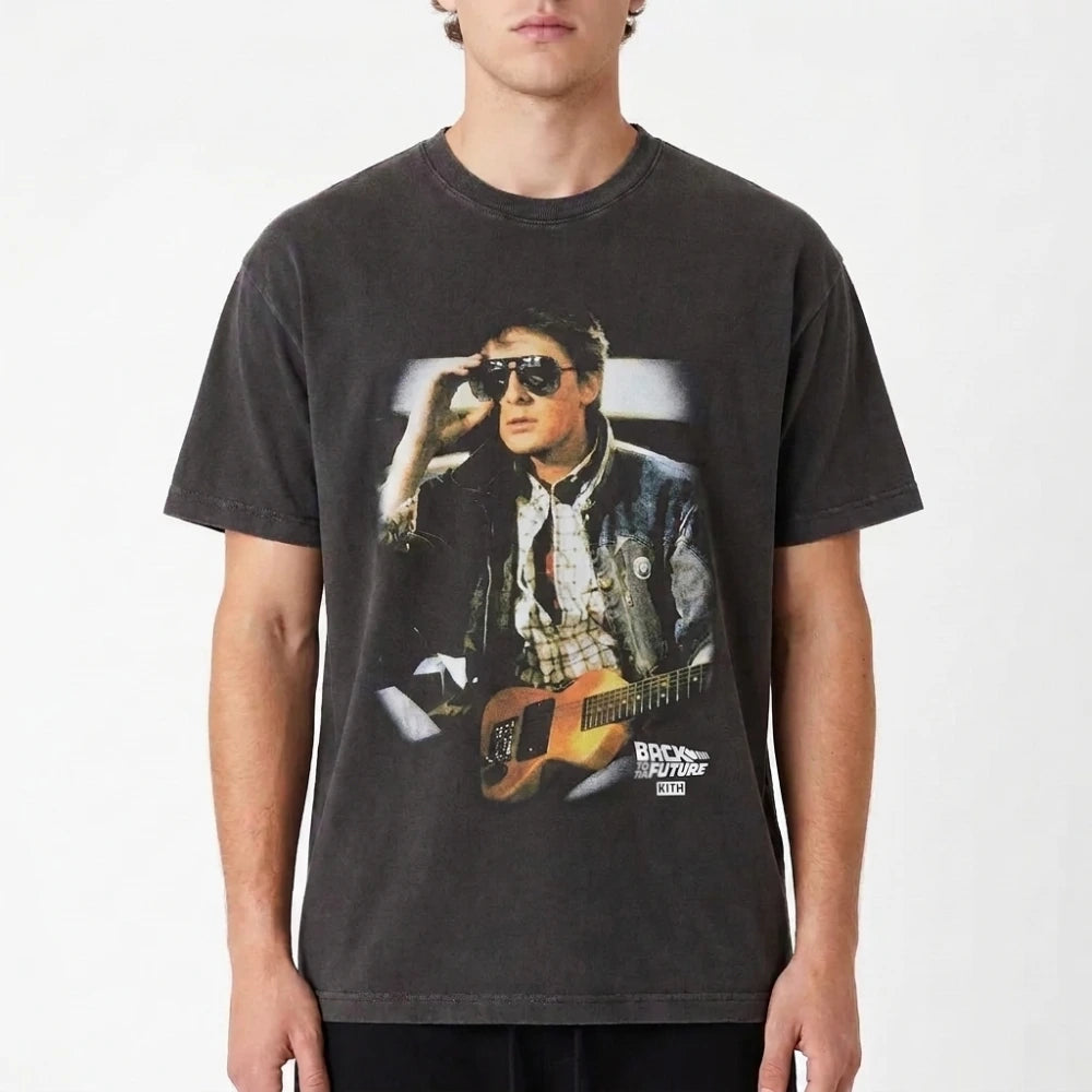 Kith for Back to the Future Marty Shades Vintage Tee