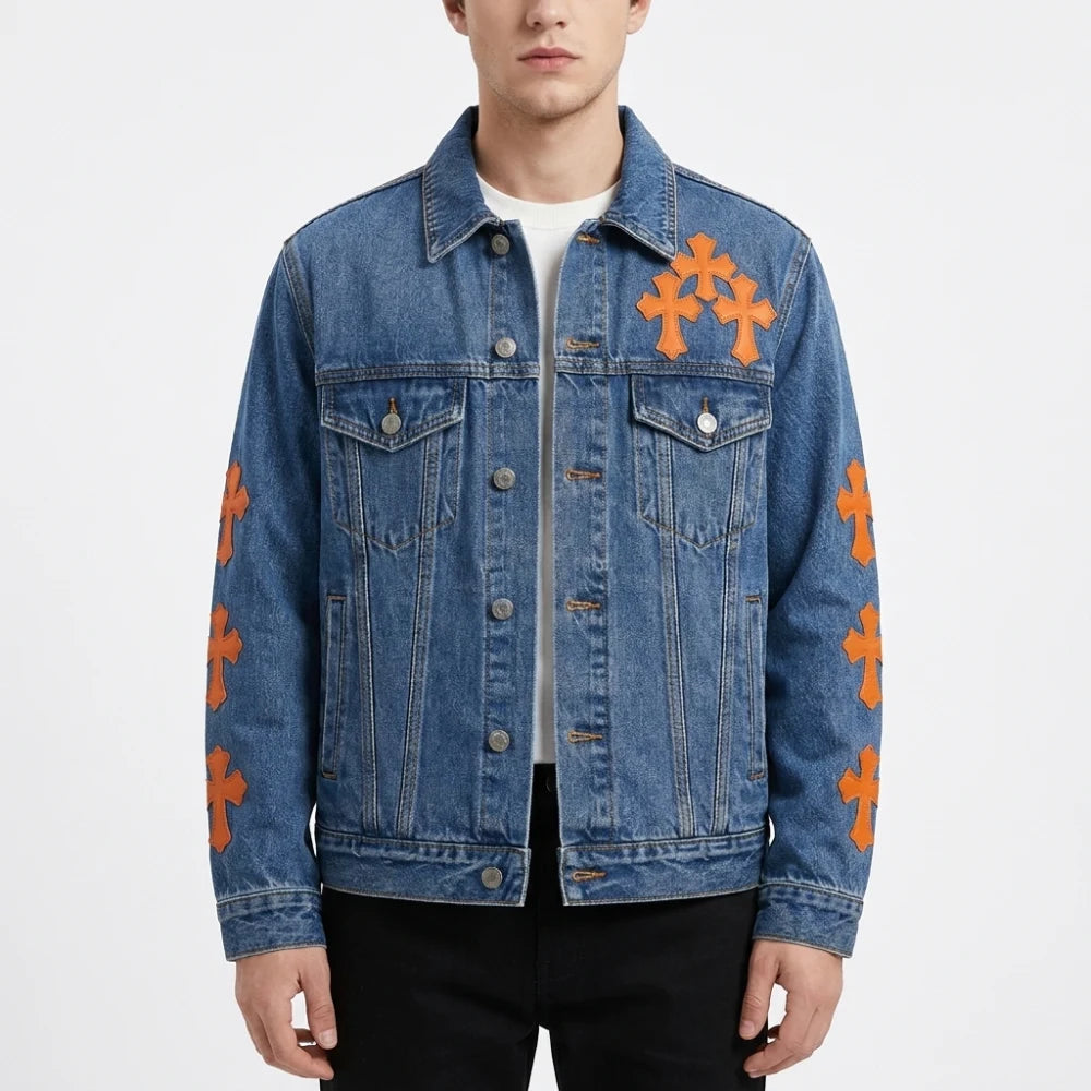 Knicks Game 4 Timothee Chalamet Denim Jacket for Sale