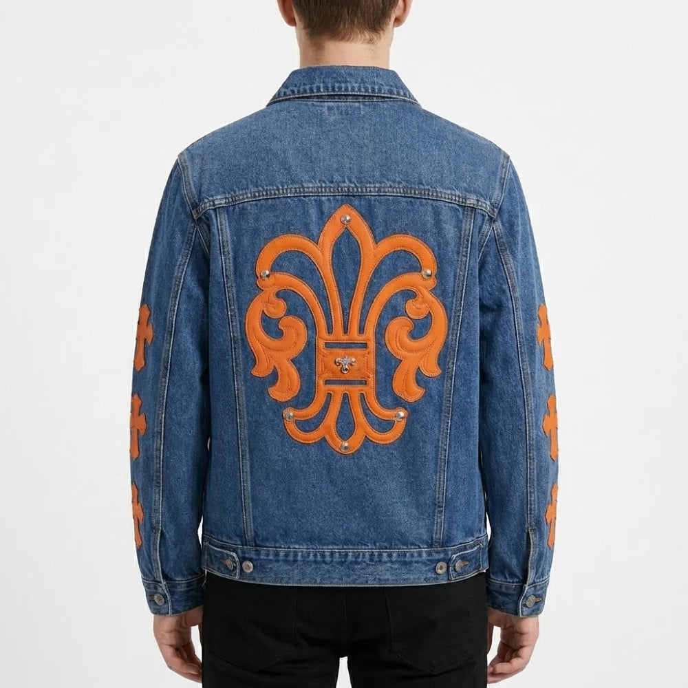 Knicks Game 4 Timothee Chalamet Denim Jacket