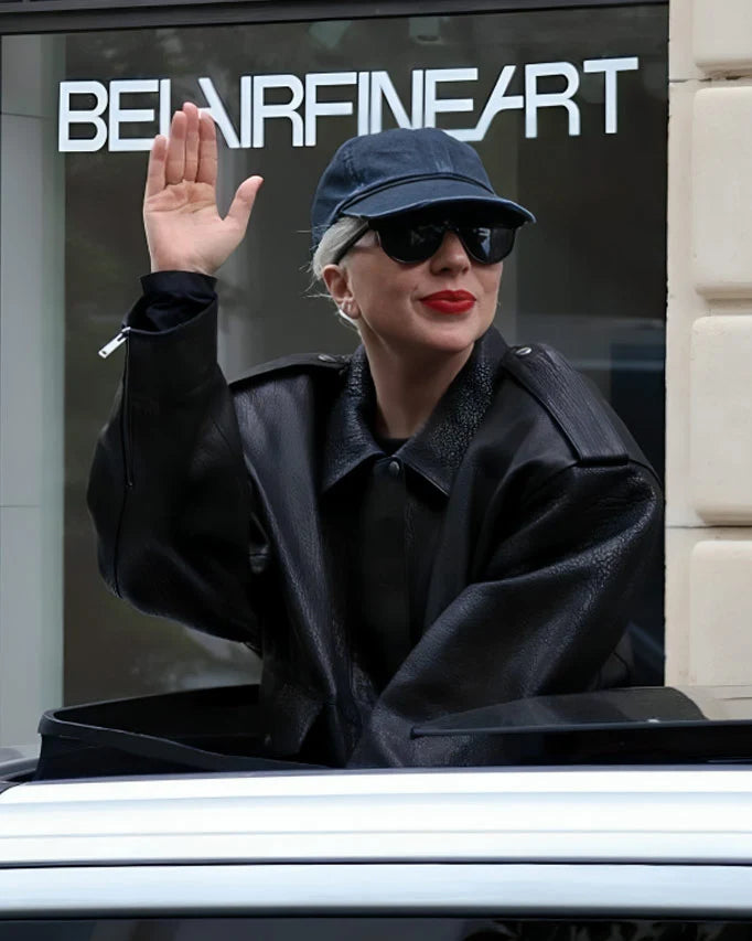 Paris Olympic Black Jacket Lady Gaga