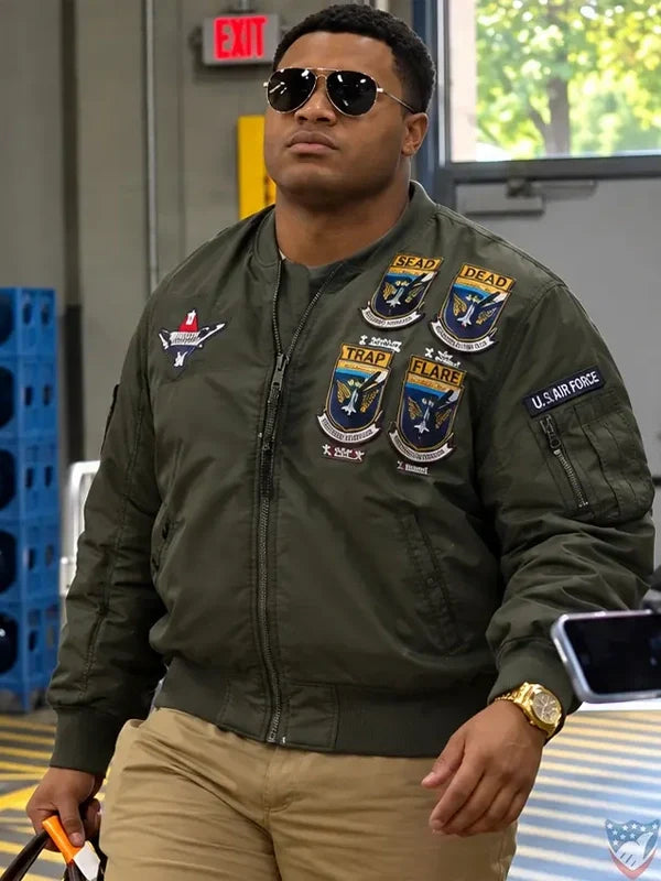 Landon Robinson Bengals inspired bomber jacket