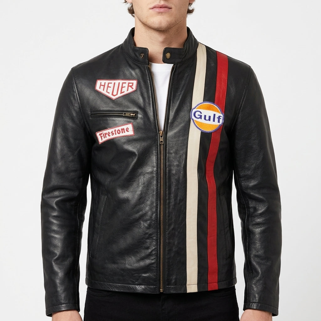 Le Mans Steve McQueen Leather Jacket for Sale