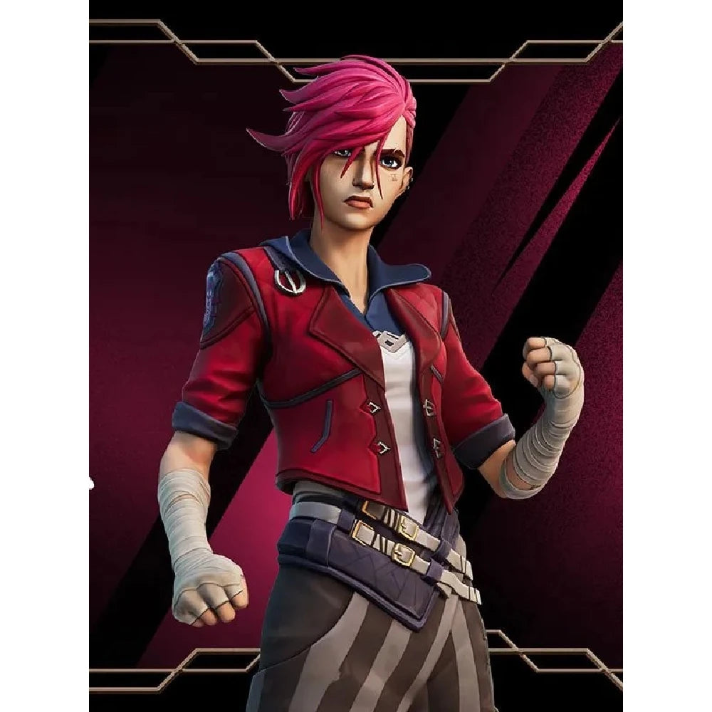 VI Arcane Red leather Jacket