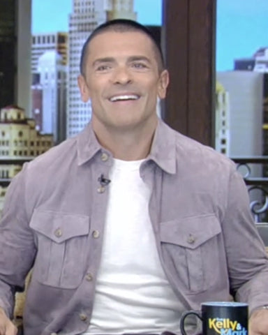 Live with Kelly and Mark Mark Consuelos Shirt Jacket