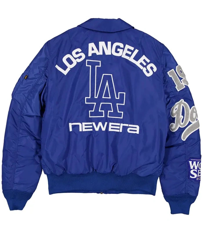 New Era x Alpha Industries Los Angeles Dodgers MA-1 Bomber Jacket