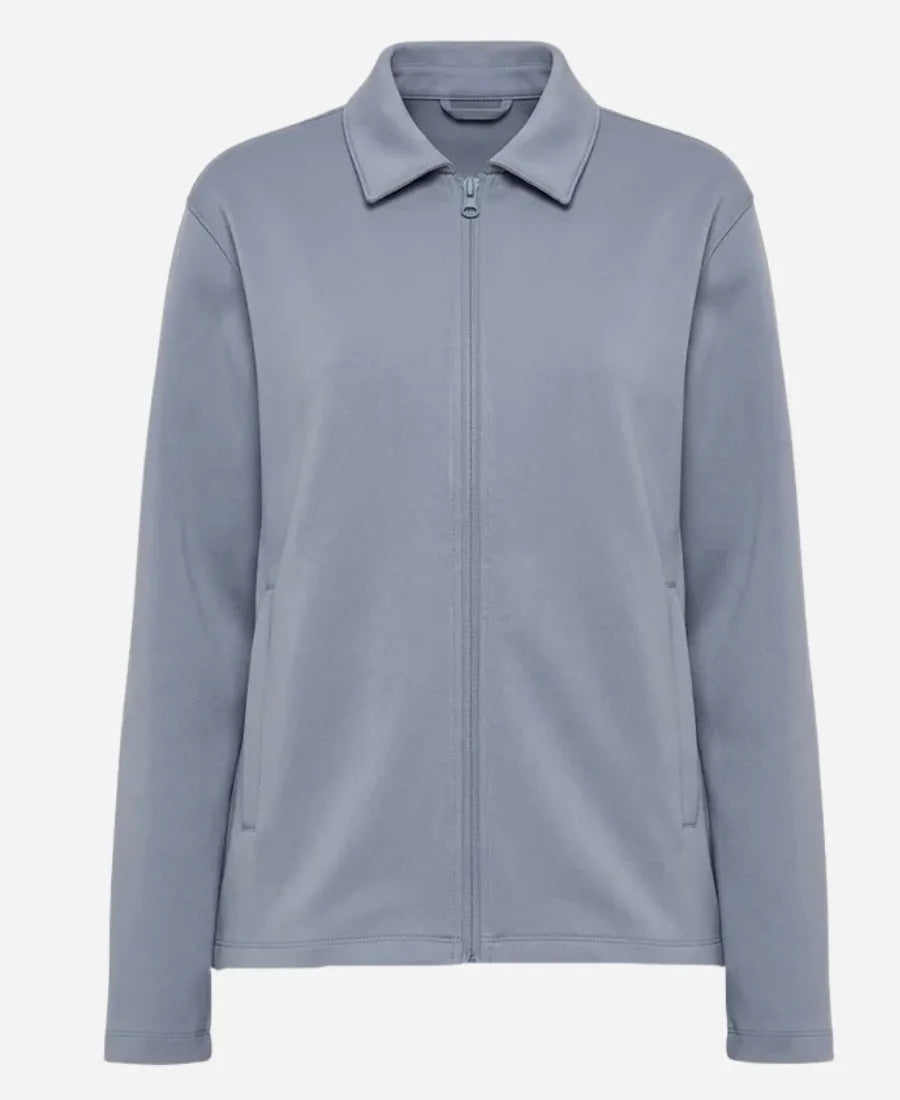 Aimee Teegarden Light Blue Wool Jacket