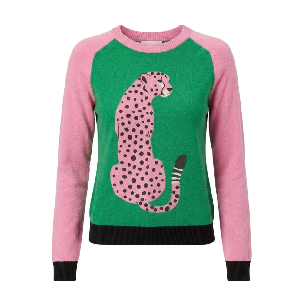 Lyndsy Fonseca The Love Heist Leopard Sweater