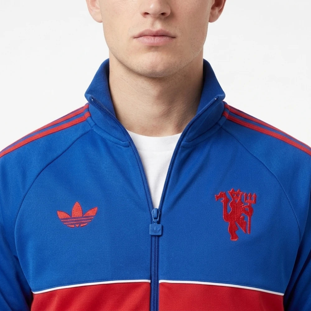 Manchester United x Adidas Blue Track Jacket
