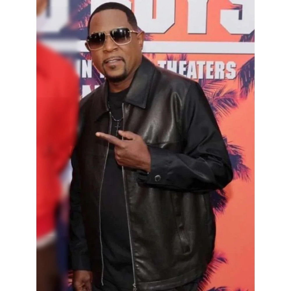 Ride or Die Martin Lawrence Black Leather Jacket