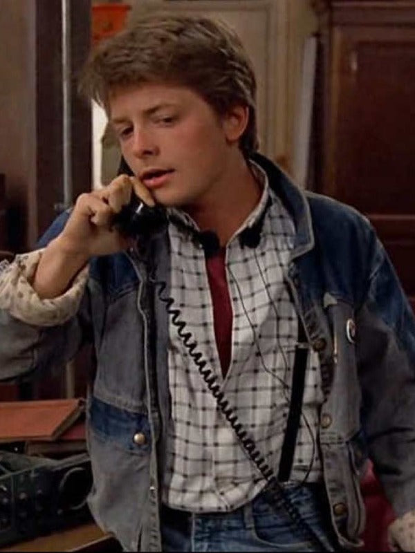 Marty Mcfly Denim Jacket