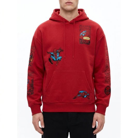 Marvel Aéropostale Spider-Man Comic Boxy Hoodie