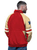 Mens-Starter-Scarlet-San-Francisco-49ers-Prospect-Half-Zip-Pullover-Jacket